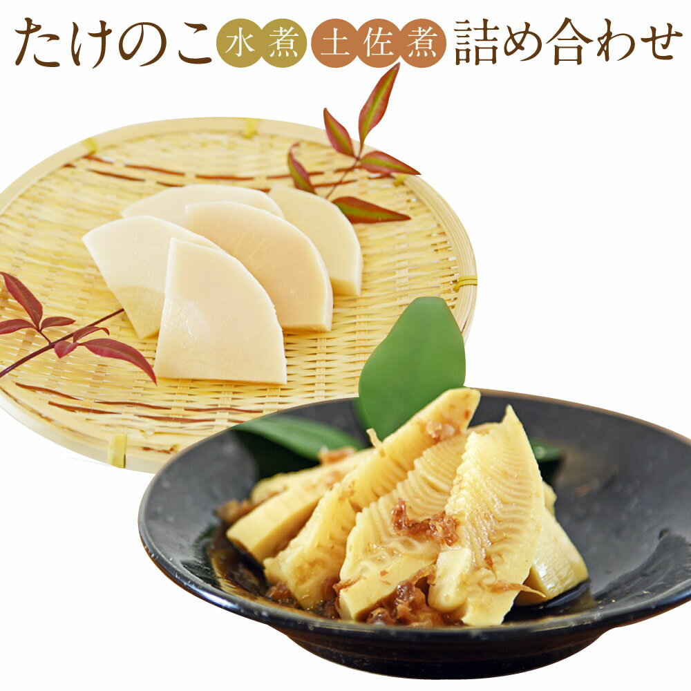 【ふるさと納税】たけのこ水煮とたけのこ土佐煮の詰め合わせ 筍 たけのこ タケノコ 煮物 おかず お弁当 おつまみ 惣菜 九州 福岡県 香春町 送料無料