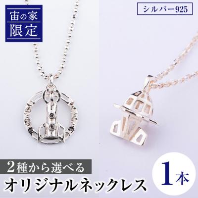 ふるさと納税 肝付町 「宙の家限定」2種から選べる!オリジナルネックレス(シルバー925)　C57001