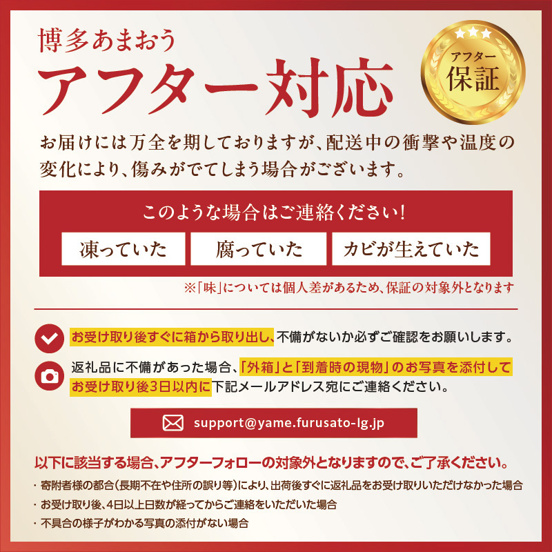 【先行受付：2026年2月発送開始】博多あまおうＧ270g×6パック｜ＪＡふくおか八女 あまおう いちご 苺 イチゴ フルーツ 果物 くだもの 人気  旬 福岡県産 大粒 アフター補償 数量限定 期間
