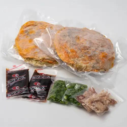 2枚セットそば肉玉シングル（そば）：平の家広島風お好み焼き／府中焼き No.440