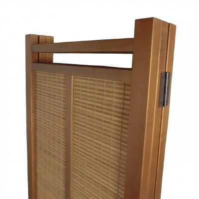 ふるさと納税 富田林市 土肥家具工芸の衝立 木簾折畳み150タイプ ライトブラウンxライトブラウン インテリア家具 |  | 02