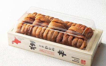 北海道知床羅臼産 天然エゾバフンうに（中）うに折  120g×1枚　2025年1月中旬から発送