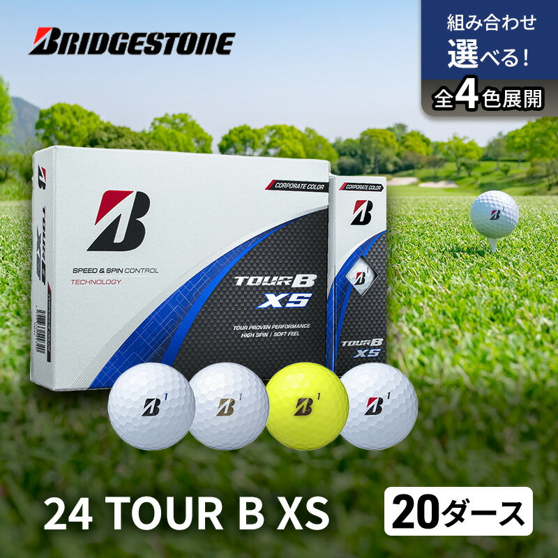 【ふるさと納税】ゴルフ 24 TOUR BXS 20ダース ゴルフボール ボール ブリヂストン ダース セット 【ホワイト(WH）パールホワイト(PW）各10ダース】
