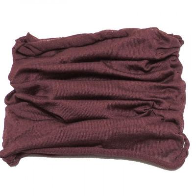 ふるさと納税 大和高田市 日本製 シルク100% スヌード 筒形 耳穴4穴 ネックウォーマー (ワイン) (741-7589) |  | 02