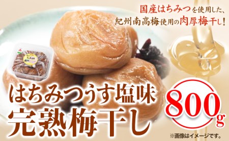 紀州南高梅 はちみつうす塩味完熟梅干し 800g 梅干し