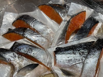 一夜干し銀鮭2切×5P B-94001