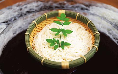 【指宿唐船峡】味の長寿庵そうめんセット(つゆ×3本、手延べそうめん×2袋、からしすみそ×2本)(南物産/010-459) そうめんつゆ ギフト  お中元 つゆ だし そうめんながし 鹿児島県