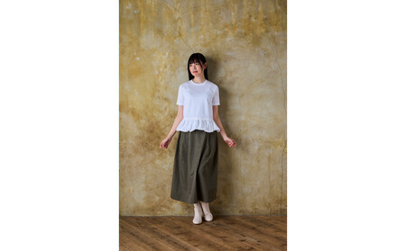 ◆サイズ：3（L）◆へプラムヘムTシャツ