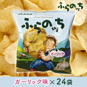 【ふるさと納税】ふらの産ポテトチップス【ふらのっち】ガーリック味24袋 ふらの農業協同組合(南富良野町) ジャガイモ ガーリック 芋 菓子 スナック じゃがいも お菓子 ポテチ　【ポテトチップス ジャガイモ ガーリック 芋 菓子 スナック じゃがいも 1箱】