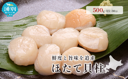 オホーツク海産 冷凍 ほたて 貝柱 500g 4Sサイズ [株式会社寺本商店]【 帆立 ホタテ 刺身 玉冷 海鮮 魚介 魚貝類 生食用 北海道 湧別町 サロマ湖 】