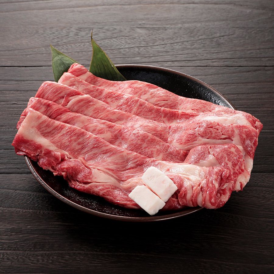 KKK100 鹿児島黒牛 肩ロース肉すき焼・焼肉用　肩ロース肉600g