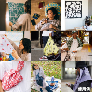 【世界に1枚だけのオリジナル風呂敷】MOCHIAJI～もちあじ～(100cm×100cm)