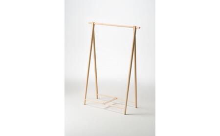 旭川家具 cosine(コサイン)　ドレスラック（ワイド）とトレーとフックのセット　メープル 【 旭川家具 北海道 旭川市 木製 家具 コート掛け ハンガーラック 洋服掛け 木製ラック 選べる樹種 シ
