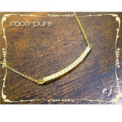 ふるさと納税 南アルプス市 ejブランド『coco-pure』K18YGダイヤ17石0.20ct ユーラインネックレス |  | 03
