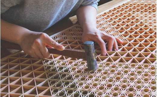 組子製品・建具 オーダーメイド利用券（50,000円相当分）オーダーメイド 利用券 リビング障子 間接照明 アート組子 組子家具 組子 伝統技術 職人の技【031_1973】