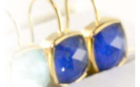 ピアス K18 天然石 ラピスラズリ [シエロ 山梨県 中央市 21470781] アクセサリー ジュエリー アクセ 水晶 アンティーク クラシカル シンプル 18k かわいい 華奢