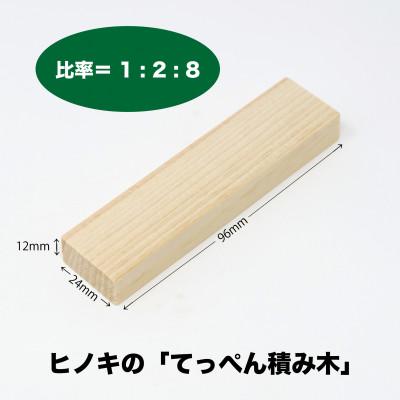 ふるさと納税 福岡市 福岡市産材ヒノキの0歳から大人まで楽しめる「てっぺんつみき」50枚セット XM001