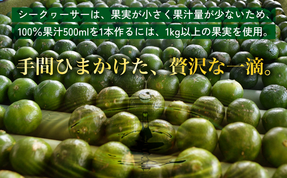 オキナワシークヮーサー100％ 500ml×2本セット