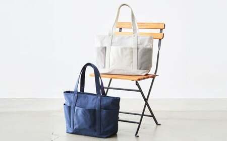 【ネイビー】6ポケット 帆布トート トートバッグ トート バッグ カバン 鞄 倉敷帆布 帆布 シンプル 岡山県 倉敷市