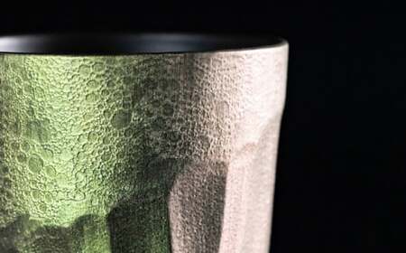 【泡が描く奇跡の模様】有田焼 麟 Lin Awa Old ロックカップ Green 1個 化粧箱入り【金照堂】ウイスキーグラス ロックグラス 焼酎グラス 高級食器 有田焼 ギフト プレゼント 3500