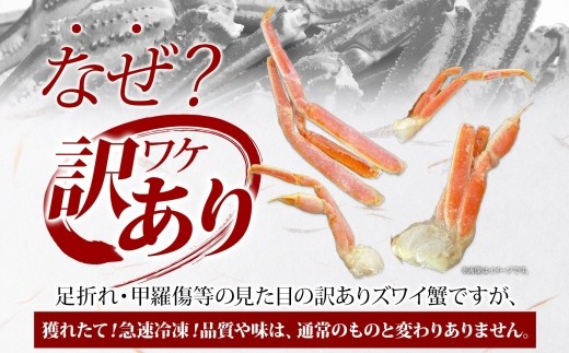 訳ありカニについて