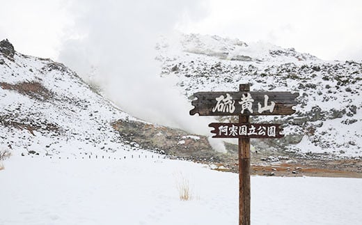 今もなお噴き続ける、裸の山「硫黄山」