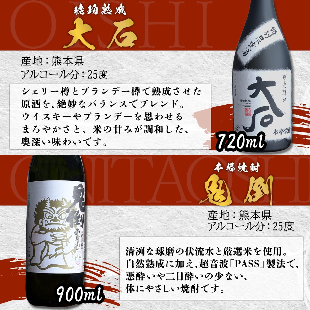 熊本県水上村 2蔵元 米焼酎 飲みくらべ 小瓶セット
