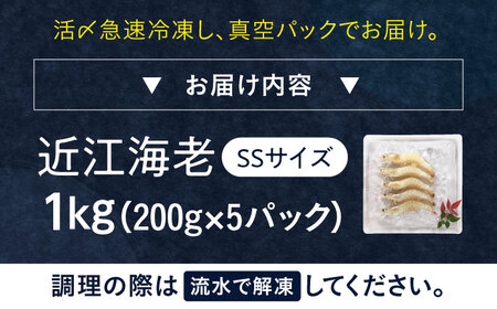 近江海老 SSサイズ 1kg 滋賀県長浜市/ワボウ電子株式会社[AQBA007]