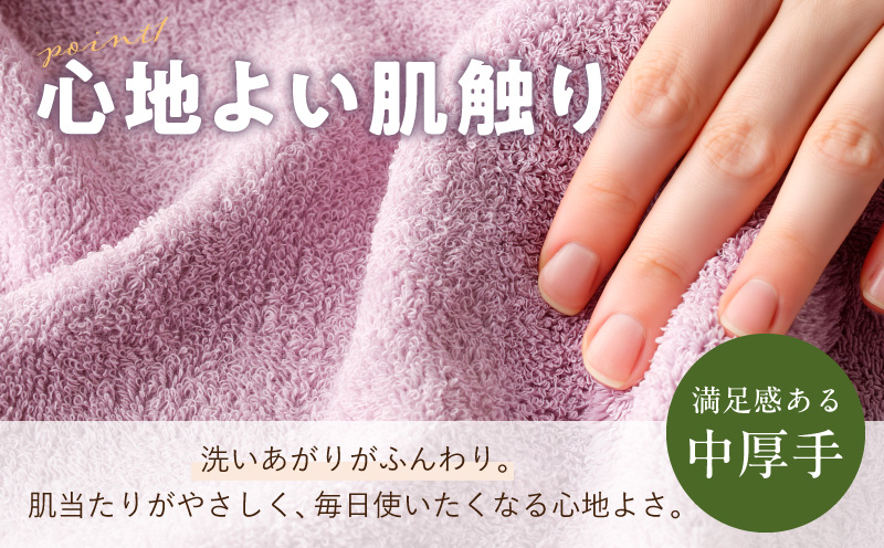 コンパクトバスタオル 6枚 ロイヤルピンク【速乾 中厚 ロングヘアにも最適 泉州タオル 国内製造 国産 吸水 普段使い シンプル 日用品 家族 ファミリー】 099H3815