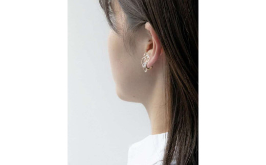 HARIO イヤリング ラフィネ HAP-RFB-E｜耐熱 ガラス アクセサリー ハリオ 職人 繊細 フォーマル カジュアル きれいめ おしゃれ 20代 30代 40代 贈答 プレゼント ギフト 贈り