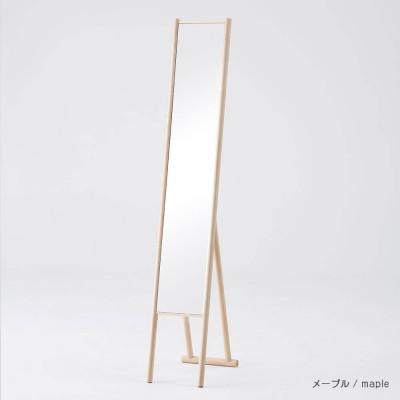 ふるさと納税 旭川市 旭川家具　cosine　コサイン　エントランスミラー(スタンド)　メープル_05697