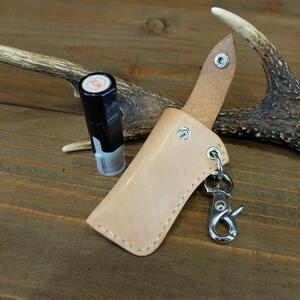 レザー口紅＆印鑑ケース（グリーン）