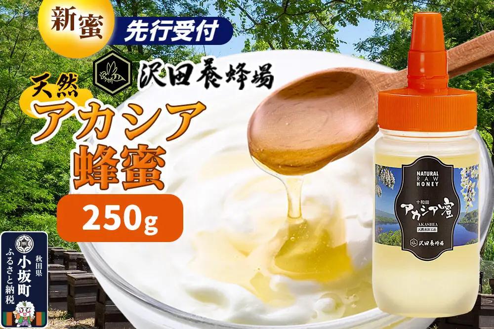 《先行受付》【新蜜】はちみつ 天然十和田 アカシア蜂蜜 250g