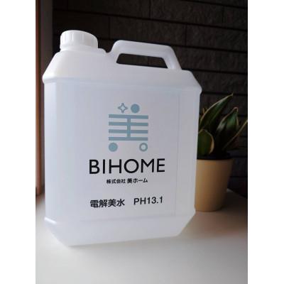 ふるさと納税 小山市 掃除のプロ使用!強アルカリ電解水の力 4Lボトル