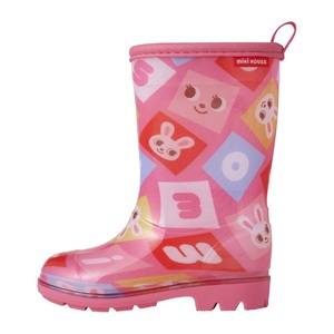 E157(ピンク/18cm)ミキハウス レインブーツ(ピンク) 18cm【mikiouse 長靴 ながぐつ レインシューズ 男の子 女の子 こども キッズ 雨グッズ 通園 通学 靴 ファッション カラ