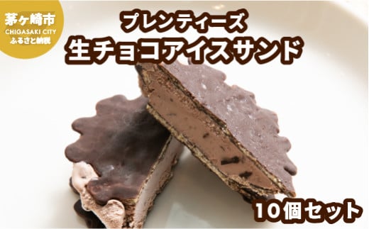 プレンティーズ 生チョコアイスサンド 10個 【のし無】