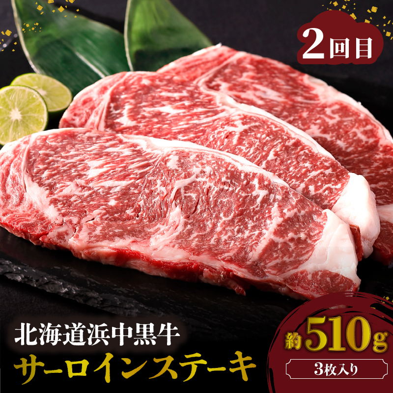 ＜全4回・連続＞浜中牛づくし定期便（焼肉・ステーキ・すき焼き・切り落とし）_H0019-008