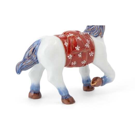 有田焼 染錦午 置物【源右衛門窯】干支 午 うま 縁起物 お正月 インテリア 150000円 15万円 A150-73_イメージ5