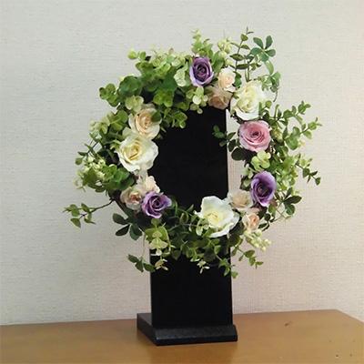 ふるさと納税 海南市 漆器の木製置き型飾り掛け　黒　大