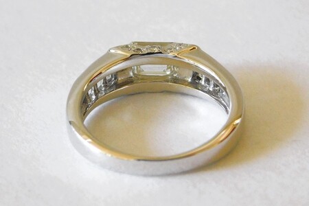 【ふるなび限定】【一点もの】Pt900　ダイヤモンド（0.881ct）リング　M20　K06082-H　FN-Limited-SP