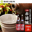 【ふるさと納税】【生酒】純米吟醸無濾過原酒「赤浦城」720ml×2　お酒・日本酒・純米吟醸酒