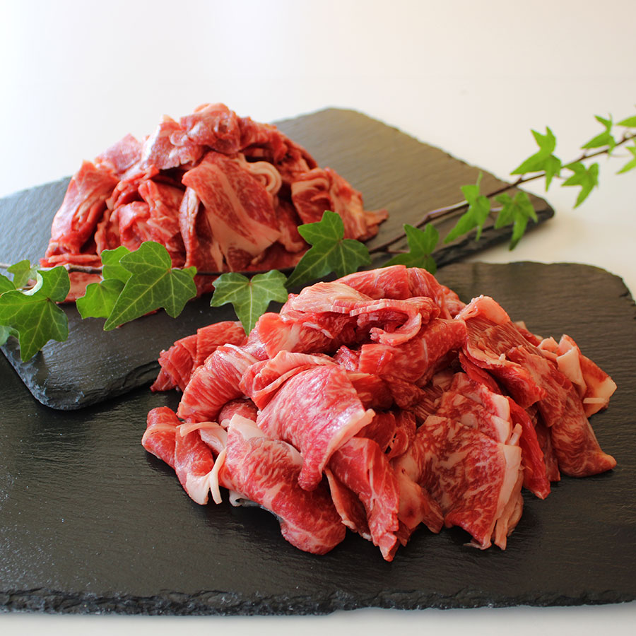 【もったいない！を食べよう】宮崎牛切り落し1kg(500g×2)