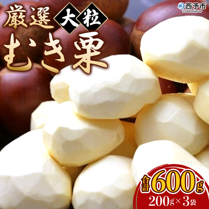 
厳選　大粒むき栗　200g×３袋
