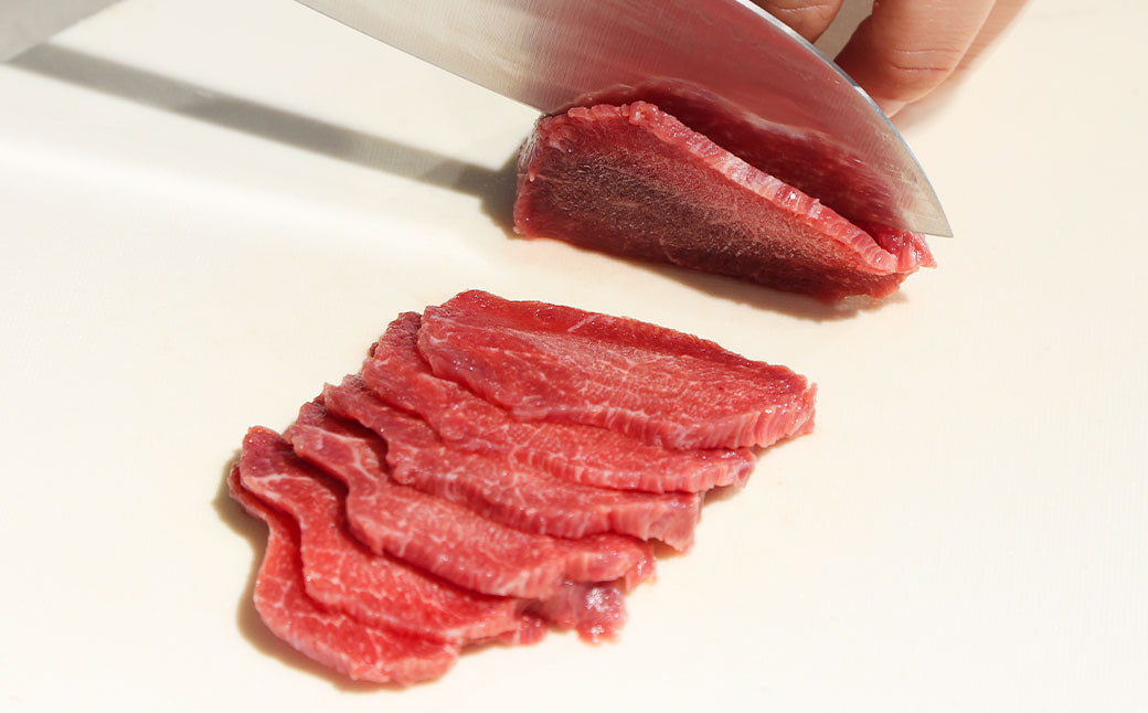【3回定期便】赤身馬刺しブロック 約200g(約100g×2)×3回