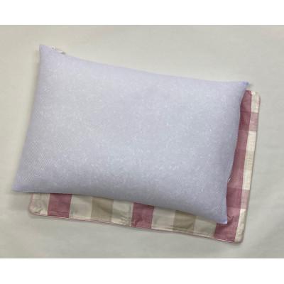 ふるさと納税 泉大津市 高さ調整簡単　パイプ枕1個　枕カバー2枚　ピンク(マドラス)