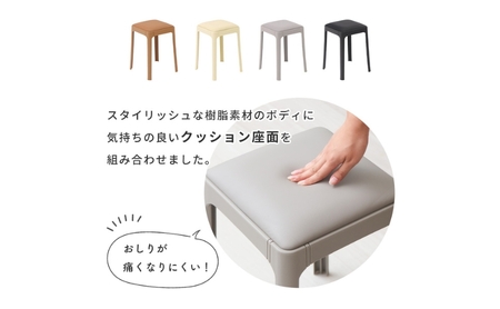 スタッキングスツール Empiler(アンピレ) キャメル