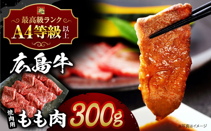 
            【冷蔵】 広島牛 和牛 もも肉 焼肉用 300g 牛肉 肉 国産 お肉 高級 焼肉 モモ肉 焼き肉 A4 A5 三次市 / 広島三次ワイナリー [APAZ013]
          