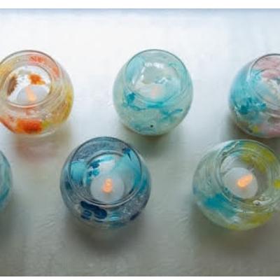 ふるさと納税 豊中市 障がいがある方が作った　キャンドルホルダー |  | 01
