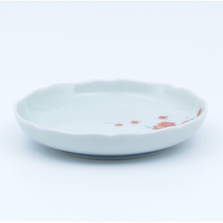 有田焼 色絵花鳥文4.5寸皿 2枚セット【まるぶん】まるぶんオリジナル 食器 器 うつわ 磁器 陶磁器 小皿 取り皿 飾り皿 染付 赤絵 手描き 日本画 和風 A22-110_イメージ4