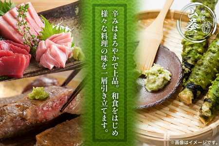 那賀わさび (イシダル) 約300g 3～6本【徳島県 那賀町 生産者直送 産地直送 本わさび わさび ワサビ 生わさび 山葵 野菜 香味野菜 国産 イシダル 薬味 調味料 万能 新鮮】FN-13